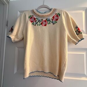 Boden Embroidered Knitted Sweater